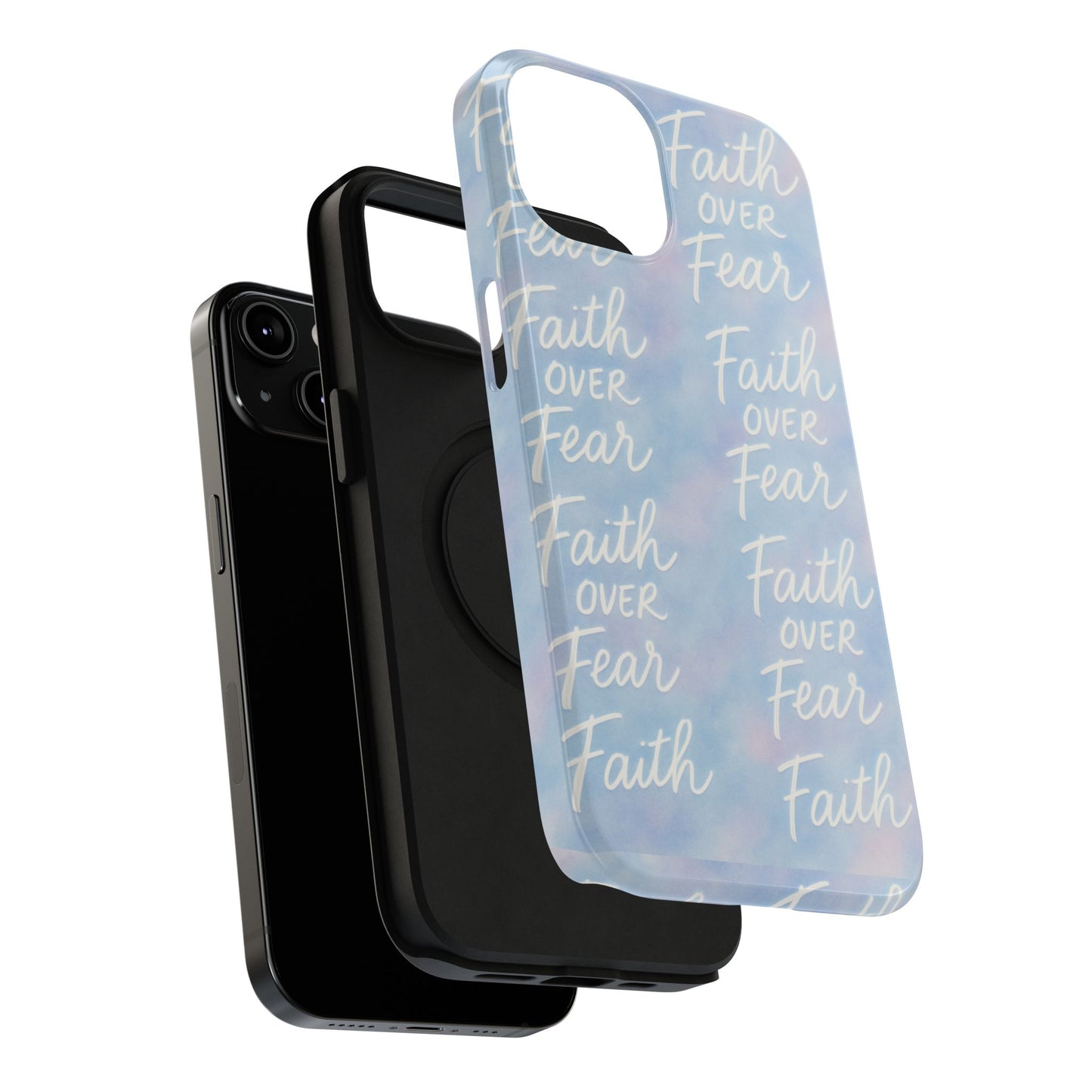 Faith Over Fear Aurora Phone Case