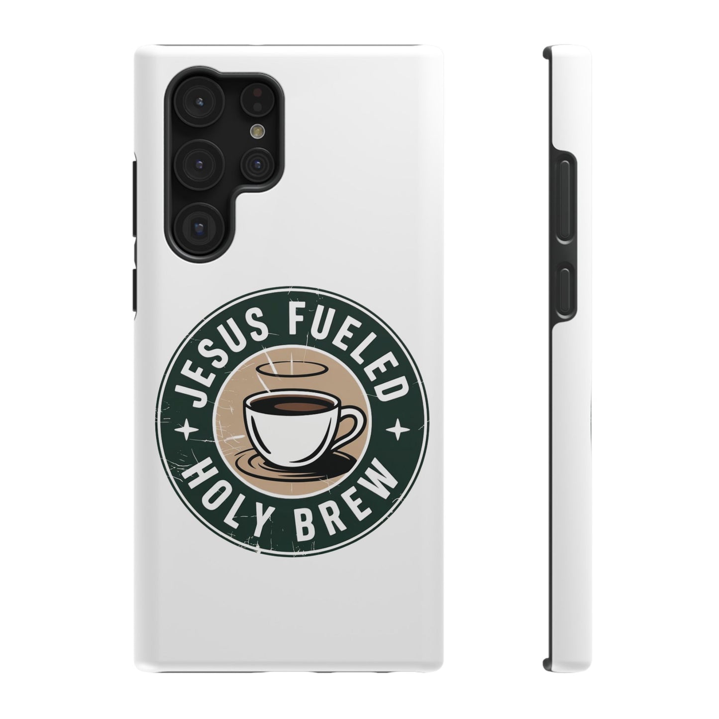 Jesus Fueled Holy Brew Phone Case