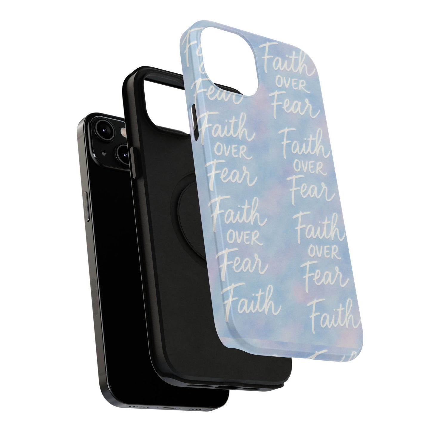 Faith Over Fear Aurora Phone Case