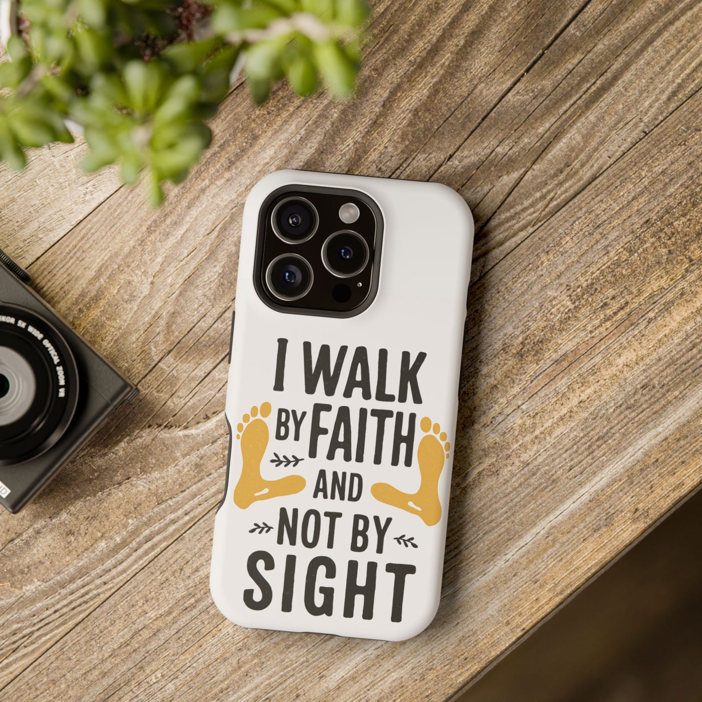 I Walk By Faith And Not By Sight Phone Case - 2 Corinthians 5:7
