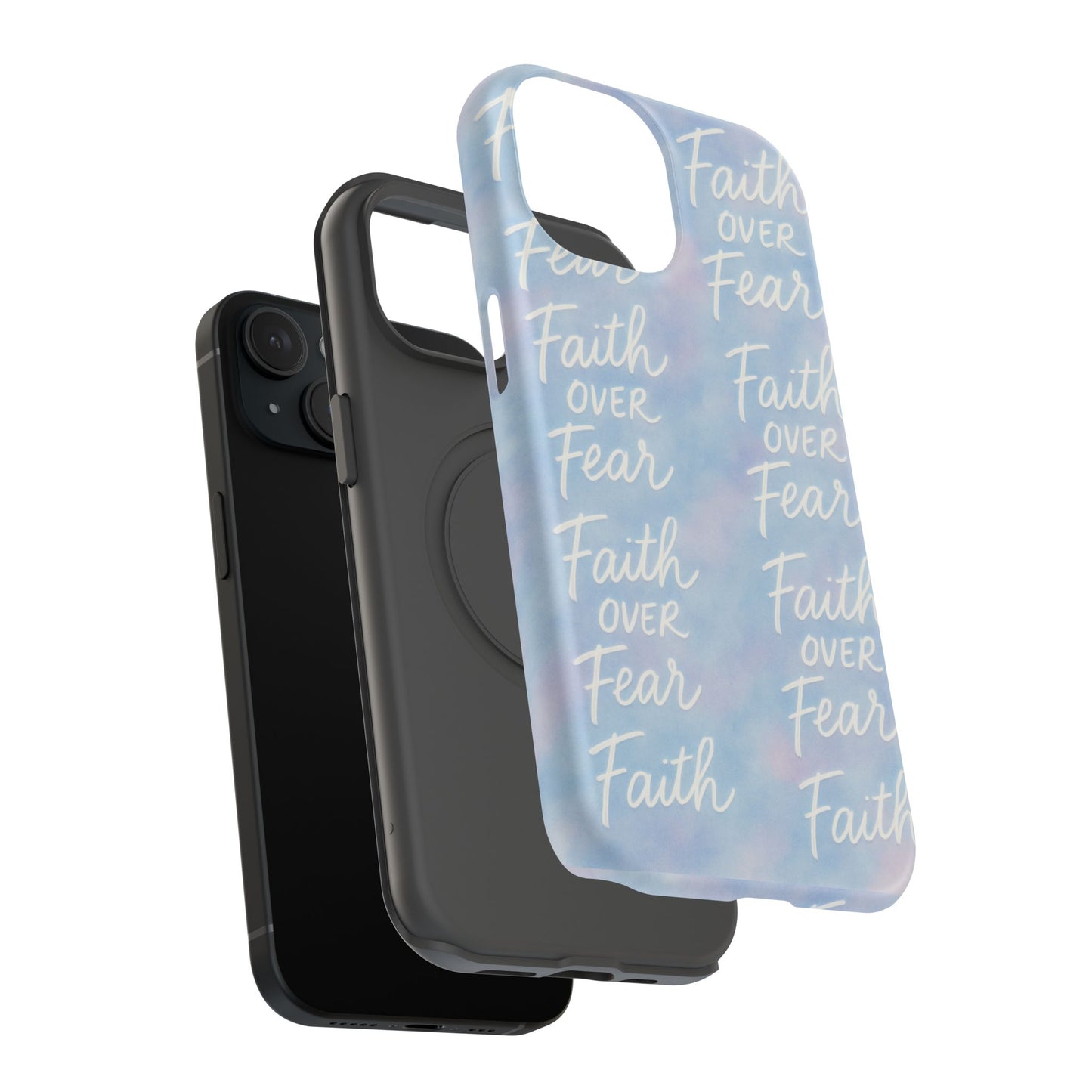 Faith Over Fear Aurora Phone Case