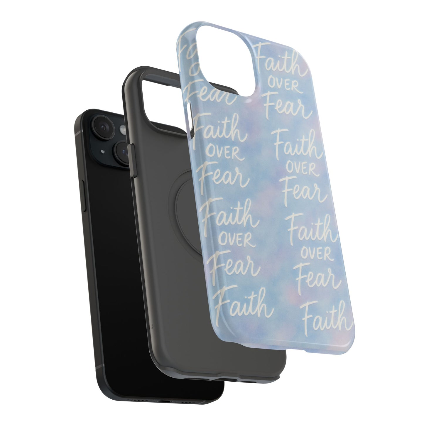 Faith Over Fear Aurora Phone Case