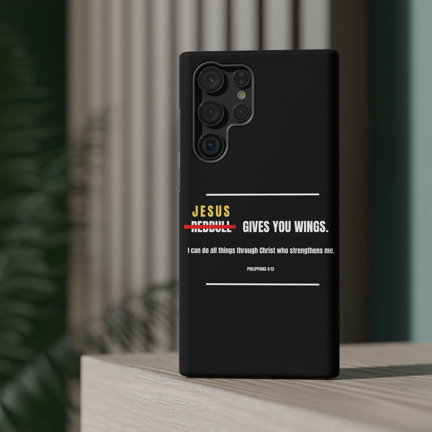 Jesus Gives You Wings Phone Case – Philippians 4:13