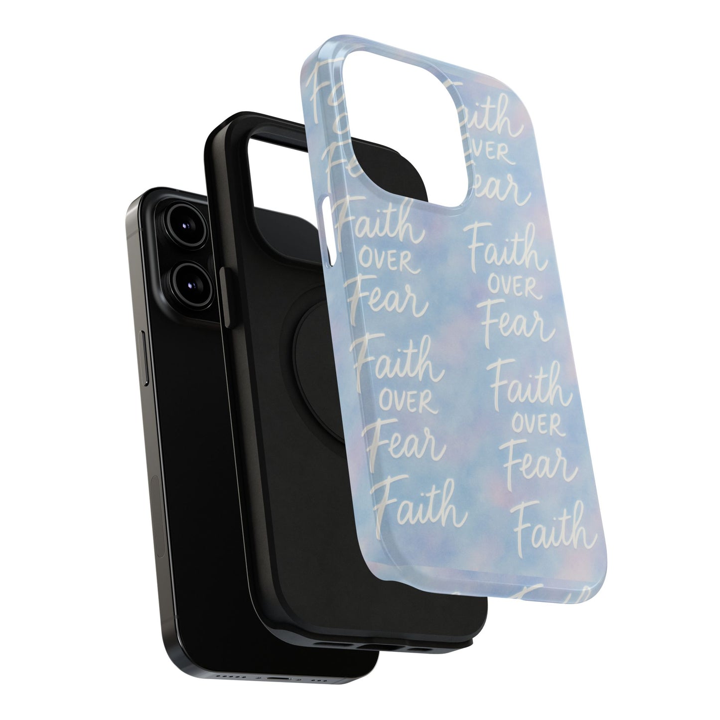 Faith Over Fear Aurora Phone Case