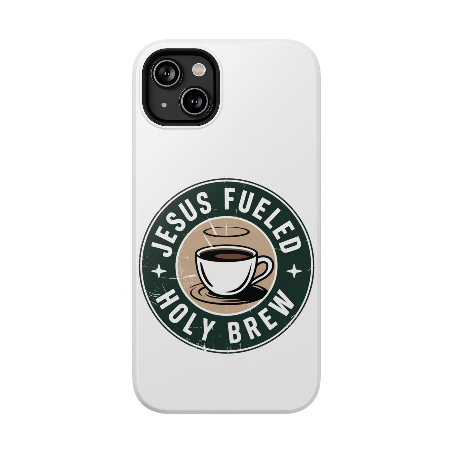 Jesus Fueled Holy Brew Phone Case