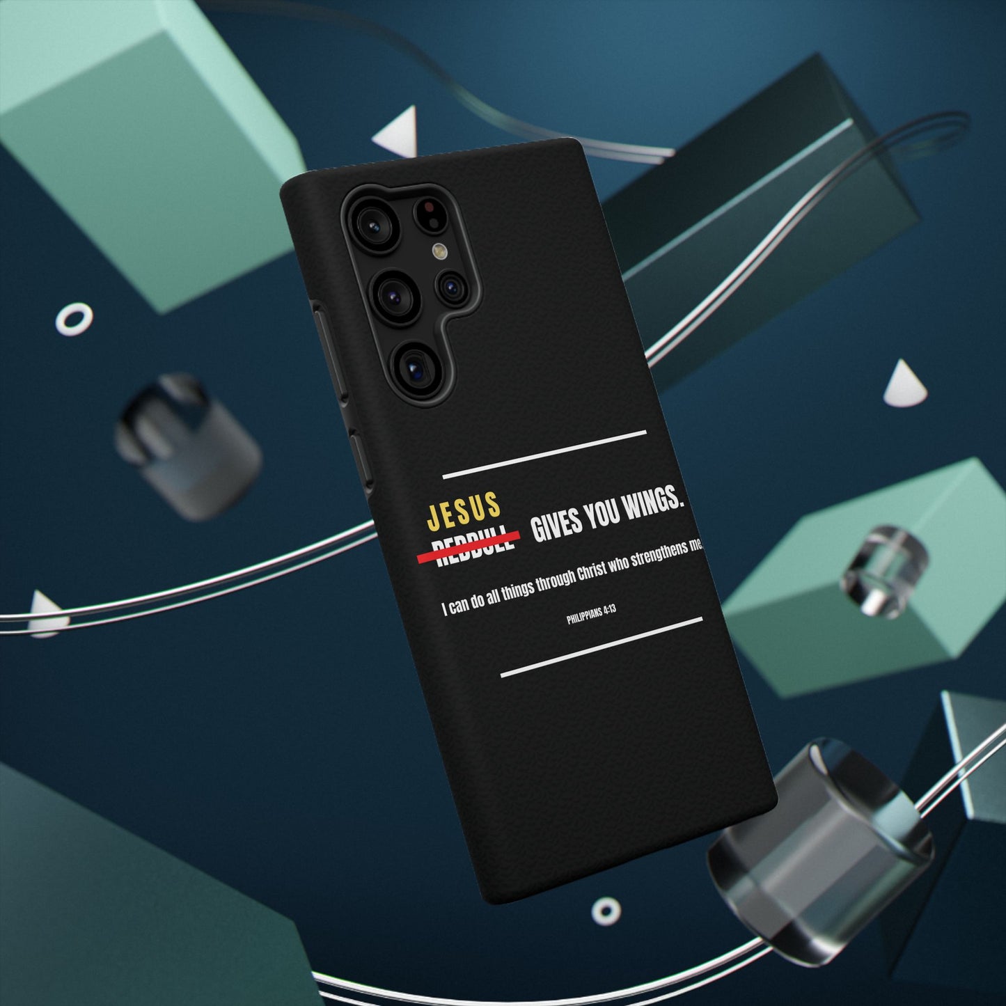 Jesus Gives You Wings Phone Case – Philippians 4:13