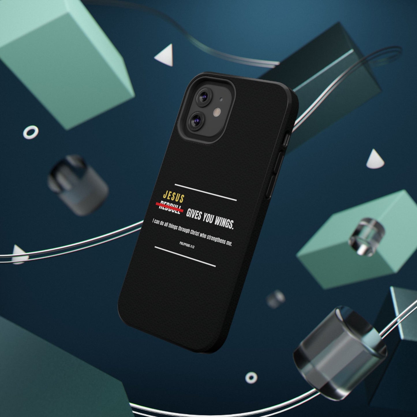 Jesus Gives You Wings Phone Case – Philippians 4:13