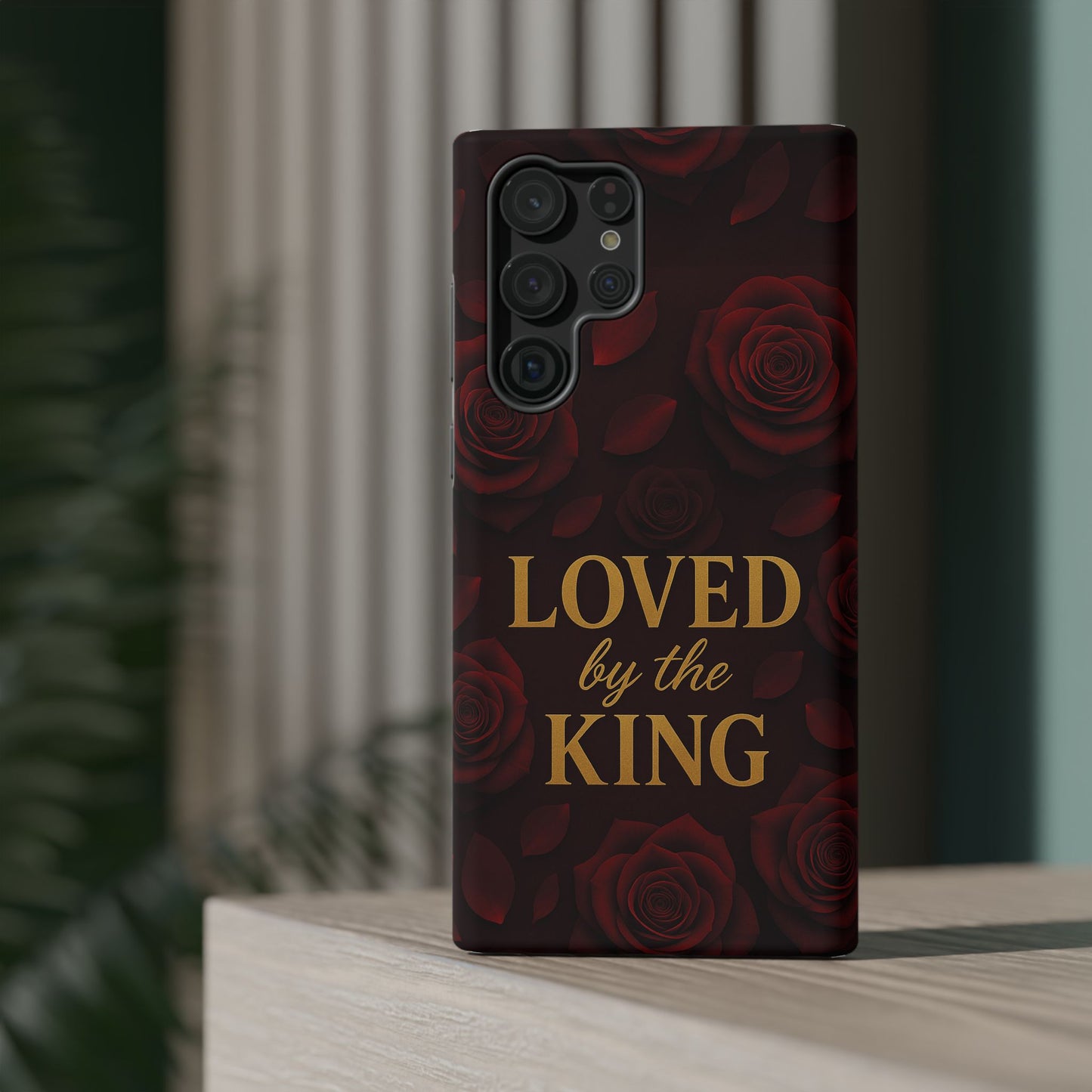 Loved By The King Phone Case