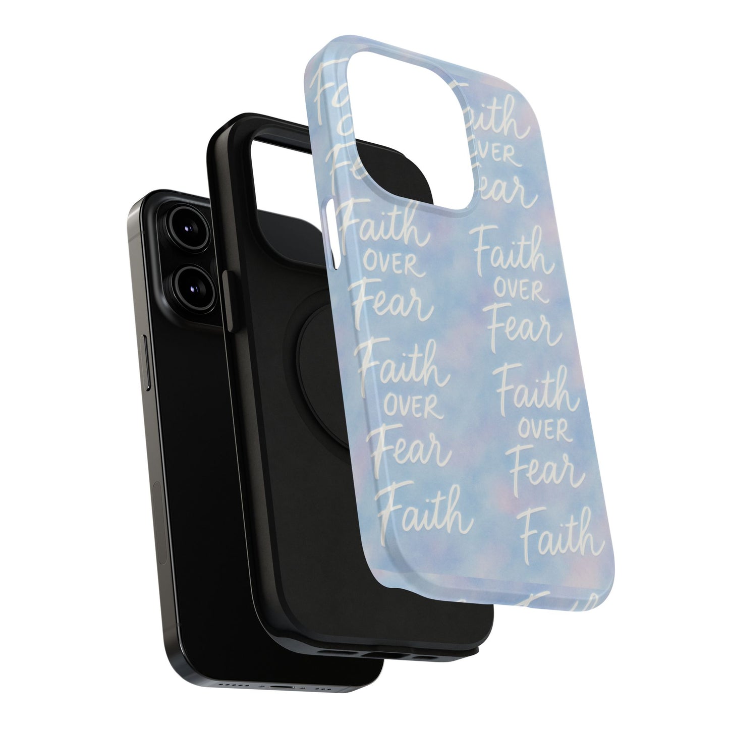Faith Over Fear Aurora Phone Case