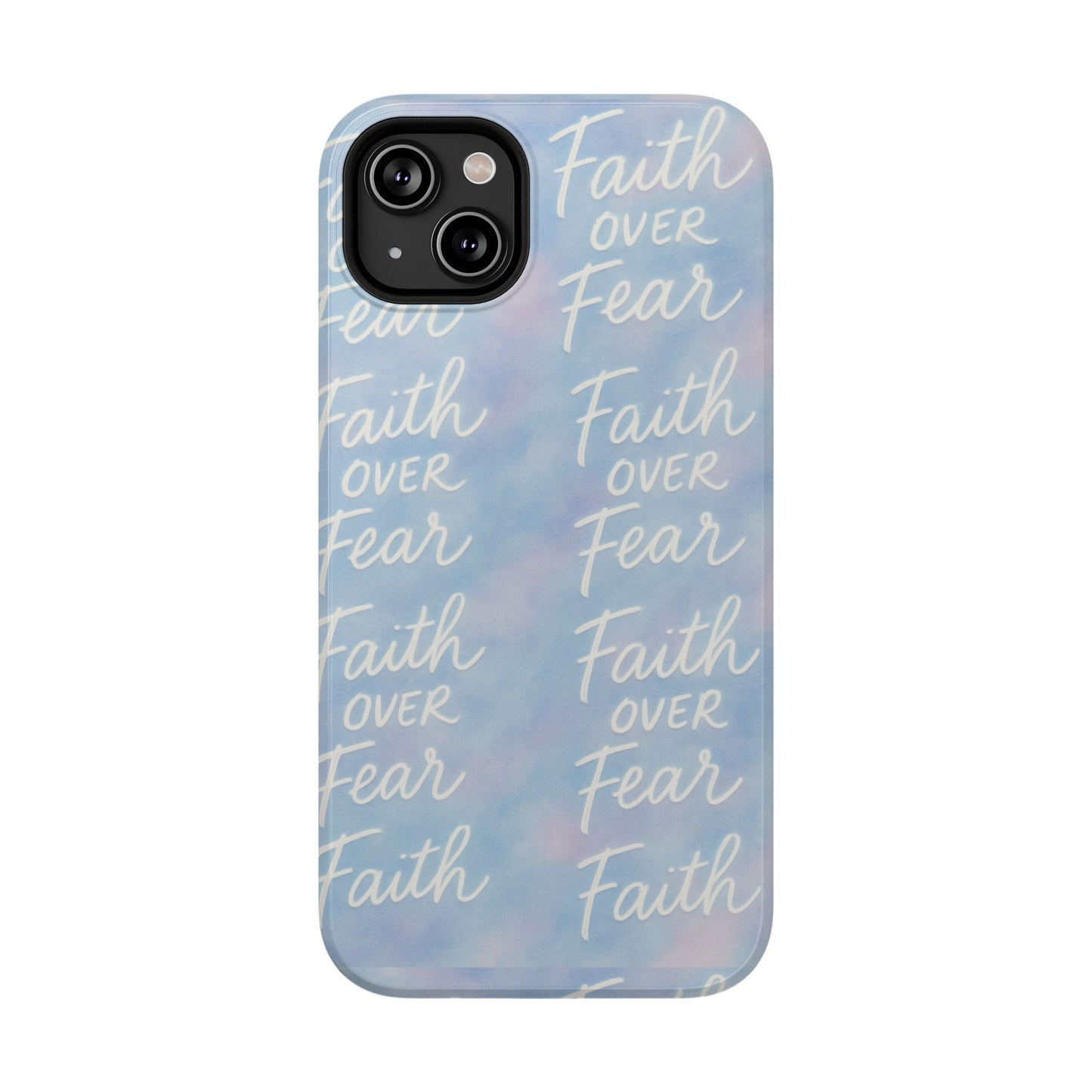 Faith Over Fear Aurora Phone Case