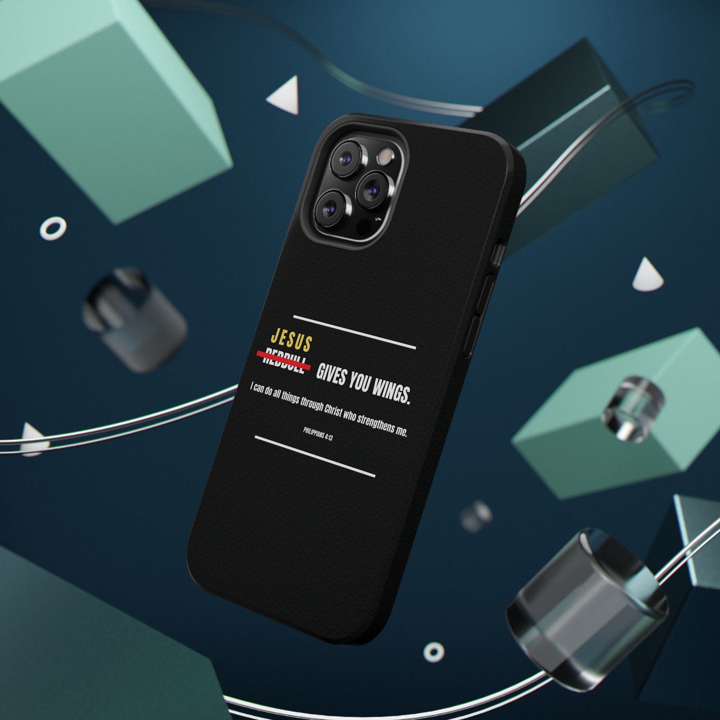 Jesus Gives You Wings Phone Case – Philippians 4:13