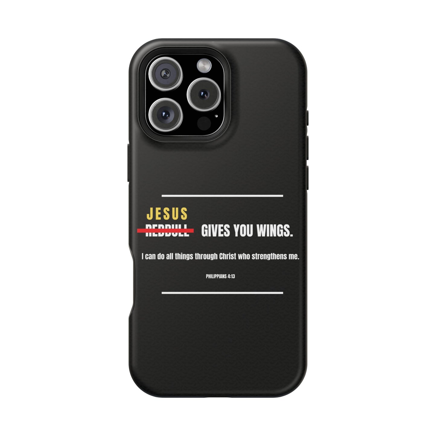 Jesus Gives You Wings Phone Case – Philippians 4:13