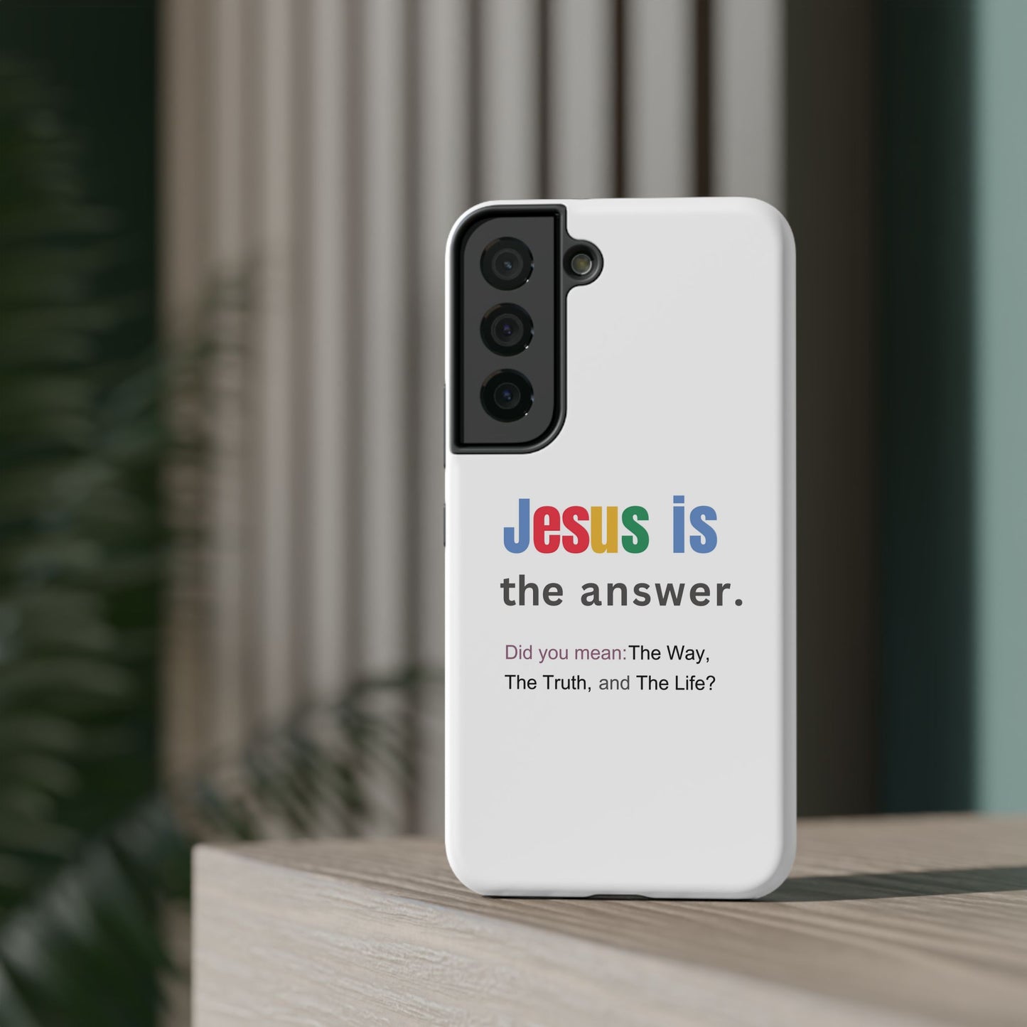 Jesus is The Answer Phone Case – John 14:6