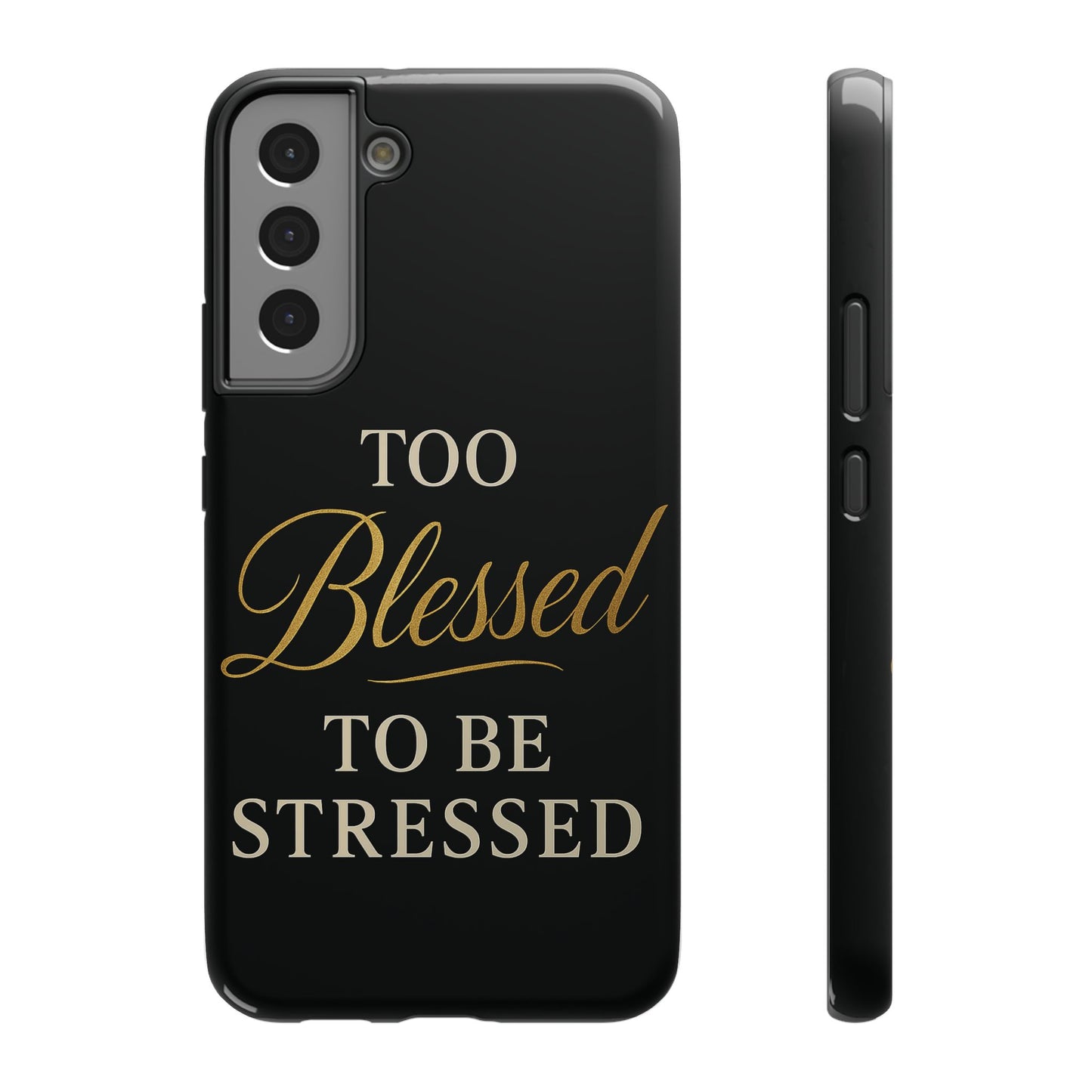 Too Blessed To Be Stressed Phone Case