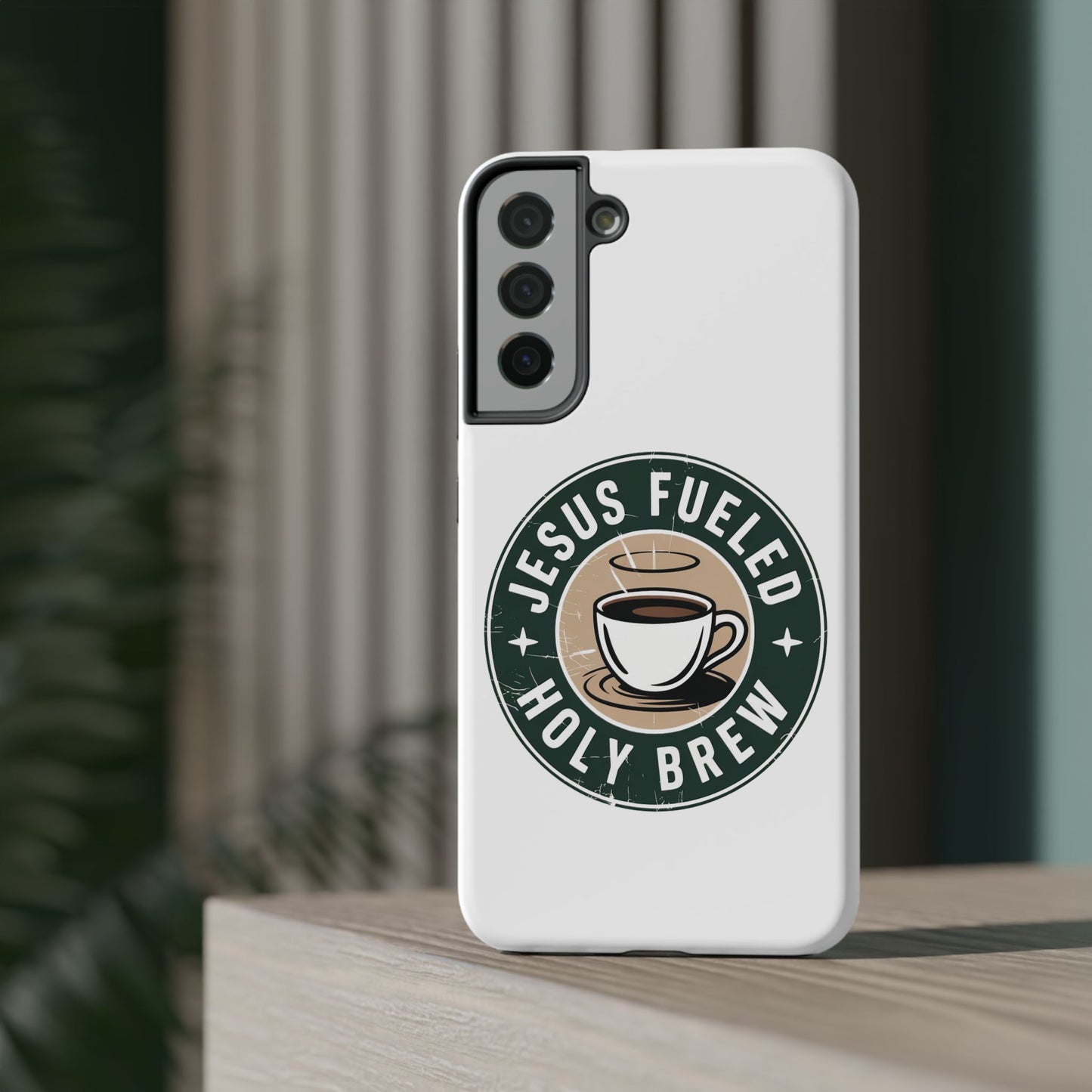 Jesus Fueled Holy Brew Phone Case