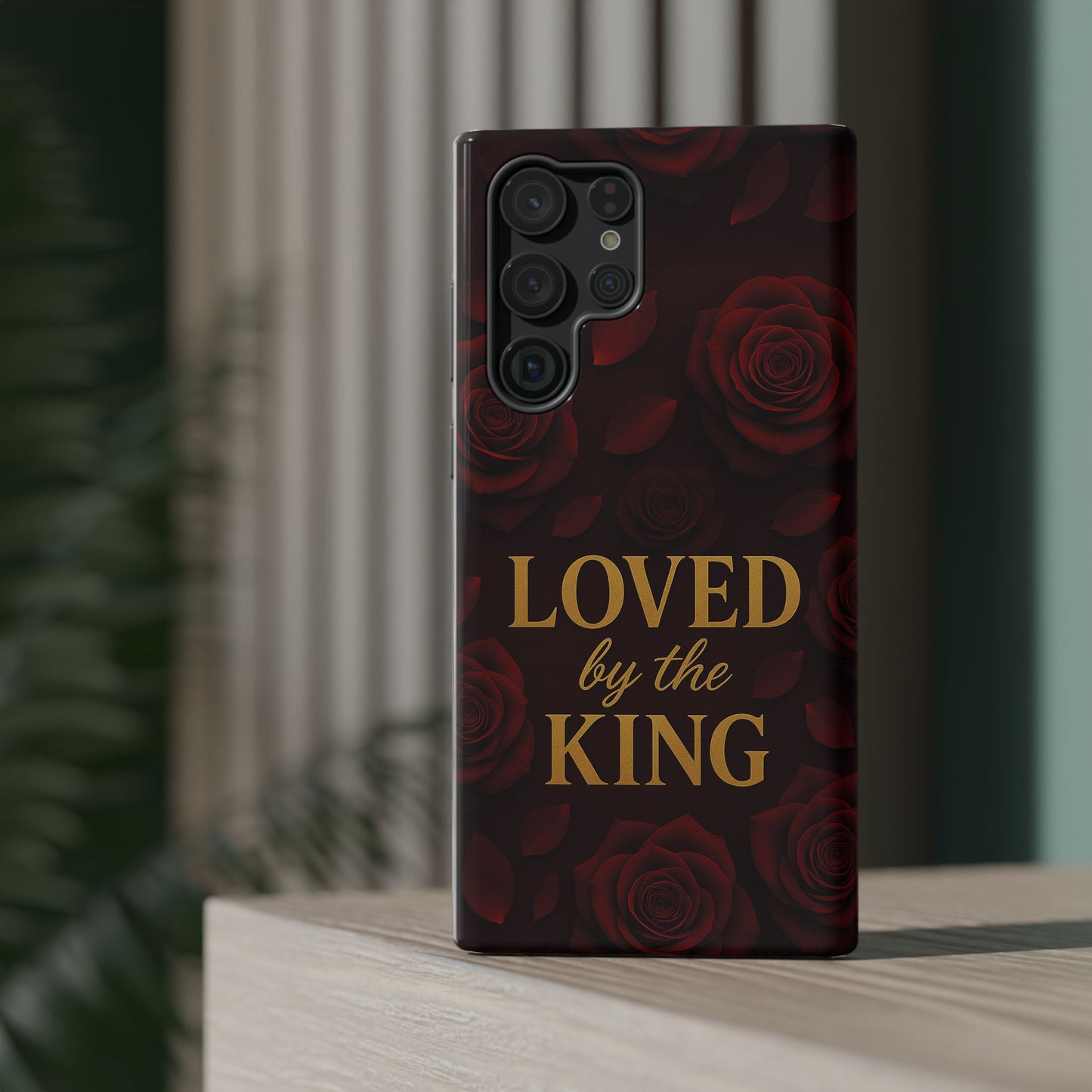Loved By The King Phone Case