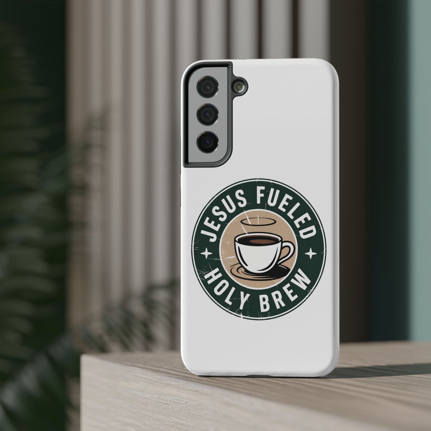 Jesus Fueled Holy Brew Phone Case