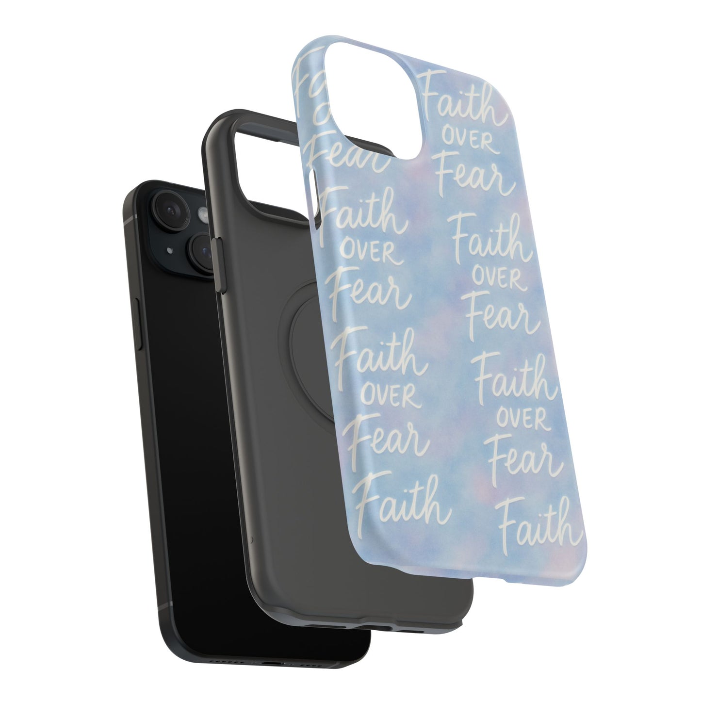 Faith Over Fear Aurora Phone Case