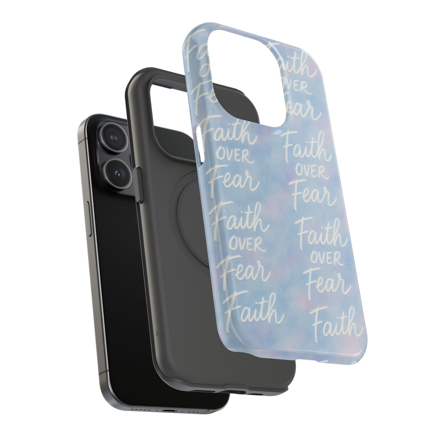 Faith Over Fear Aurora Phone Case