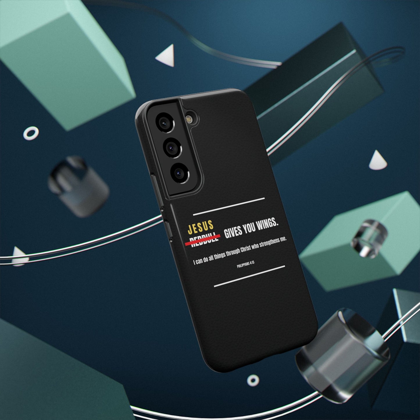 Jesus Gives You Wings Phone Case – Philippians 4:13