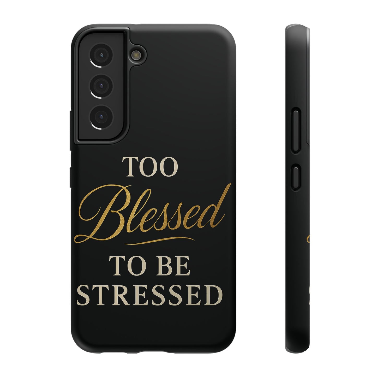 Too Blessed To Be Stressed Phone Case