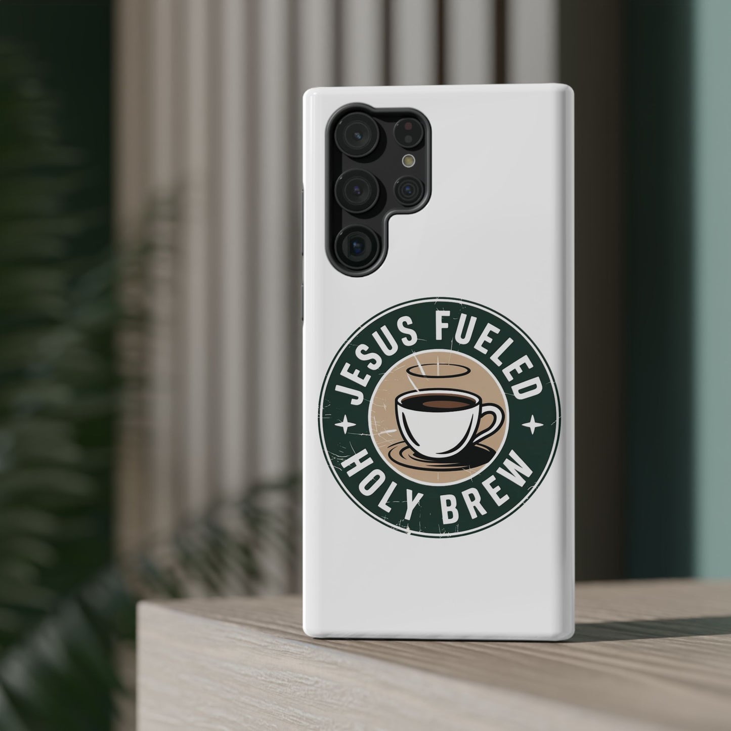 Jesus Fueled Holy Brew Phone Case