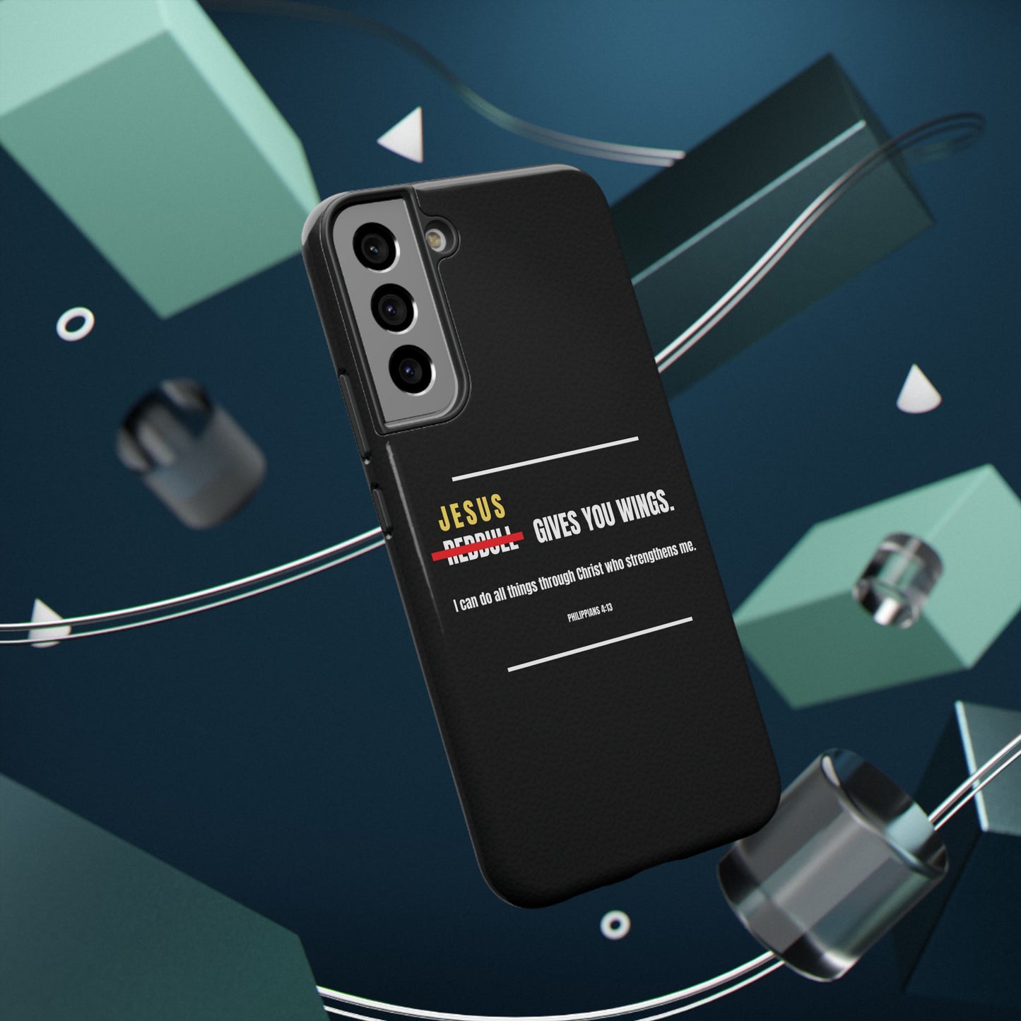 Jesus Gives You Wings Phone Case – Philippians 4:13