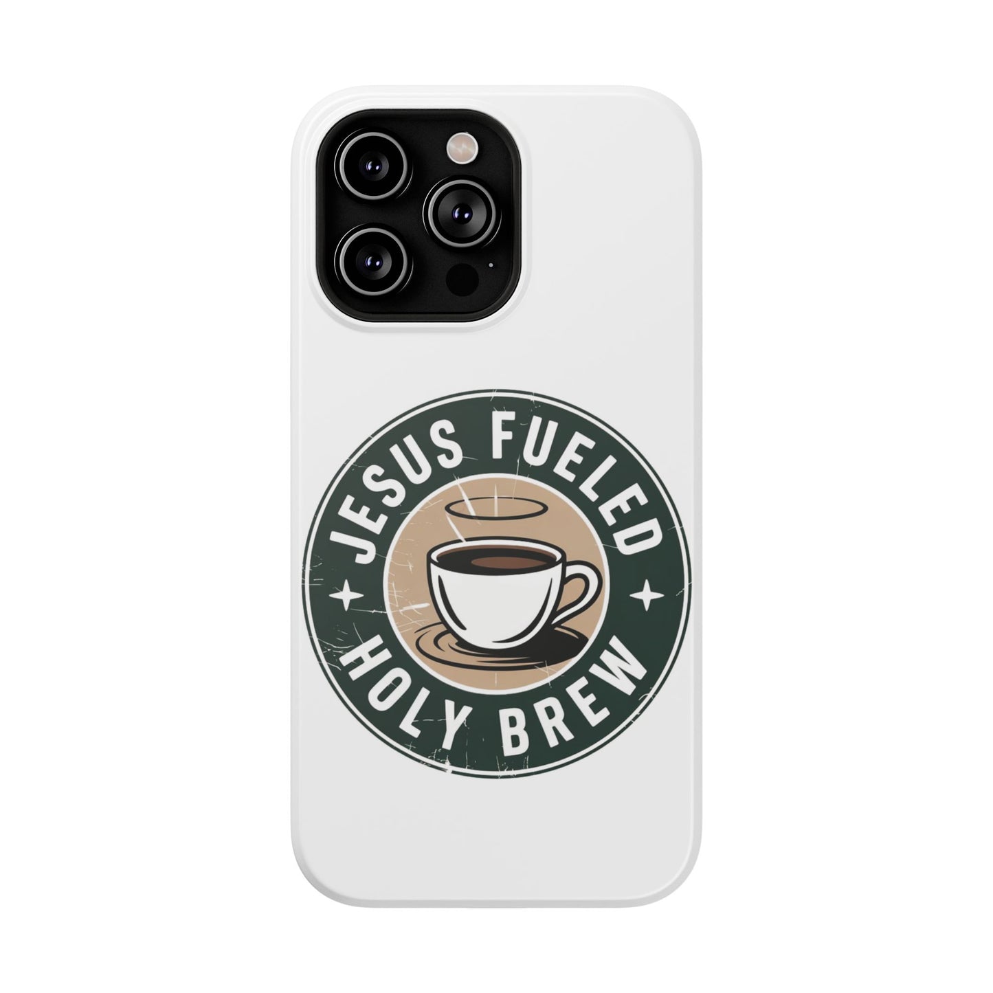 Jesus Fueled Holy Brew Phone Case