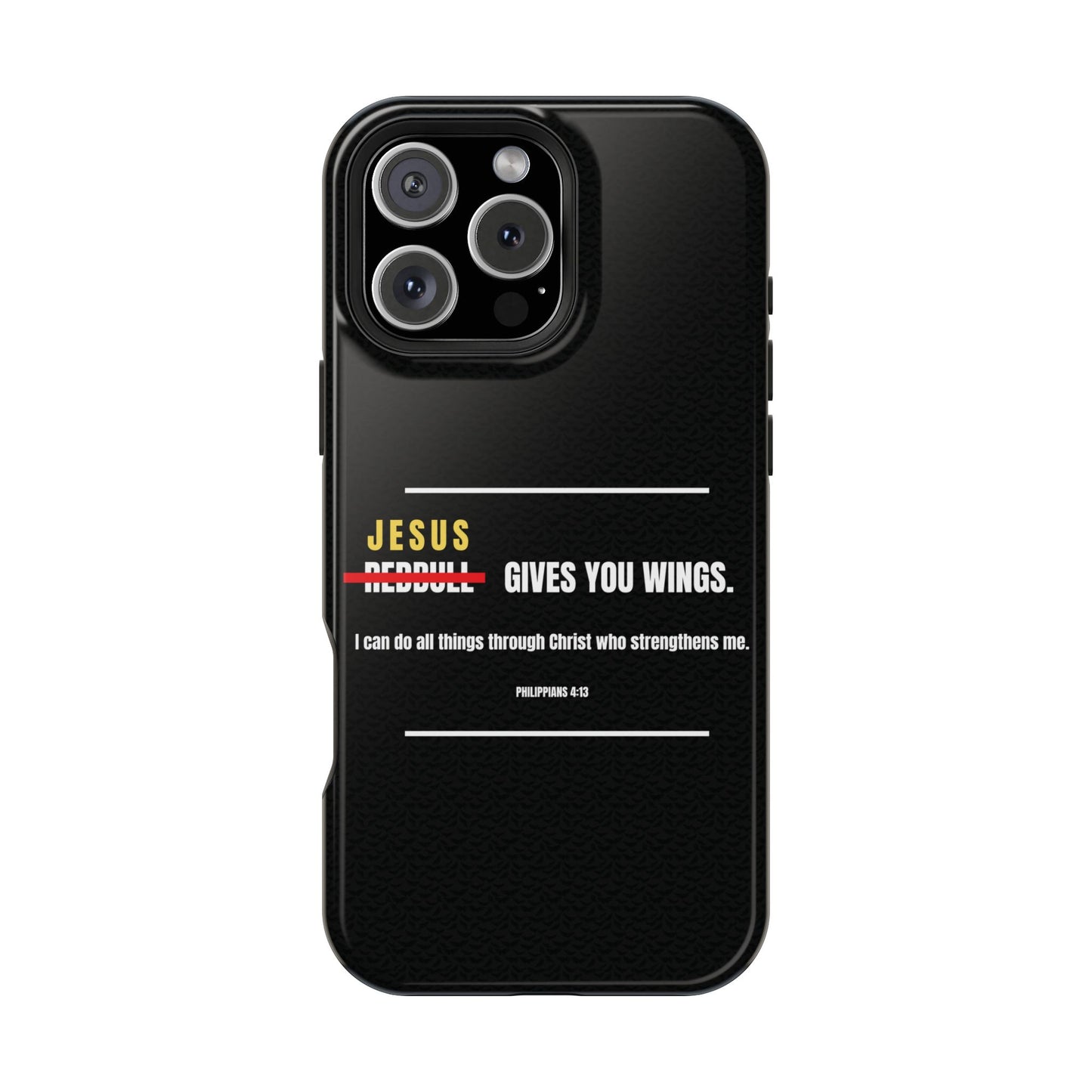 Jesus Gives You Wings Phone Case – Philippians 4:13