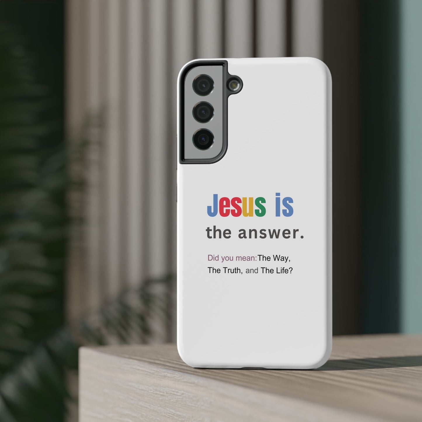 Jesus is The Answer Phone Case – John 14:6