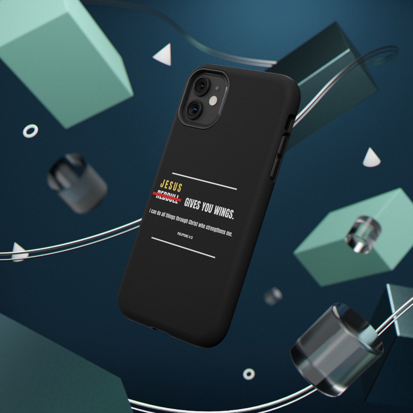 Jesus Gives You Wings Phone Case – Philippians 4:13