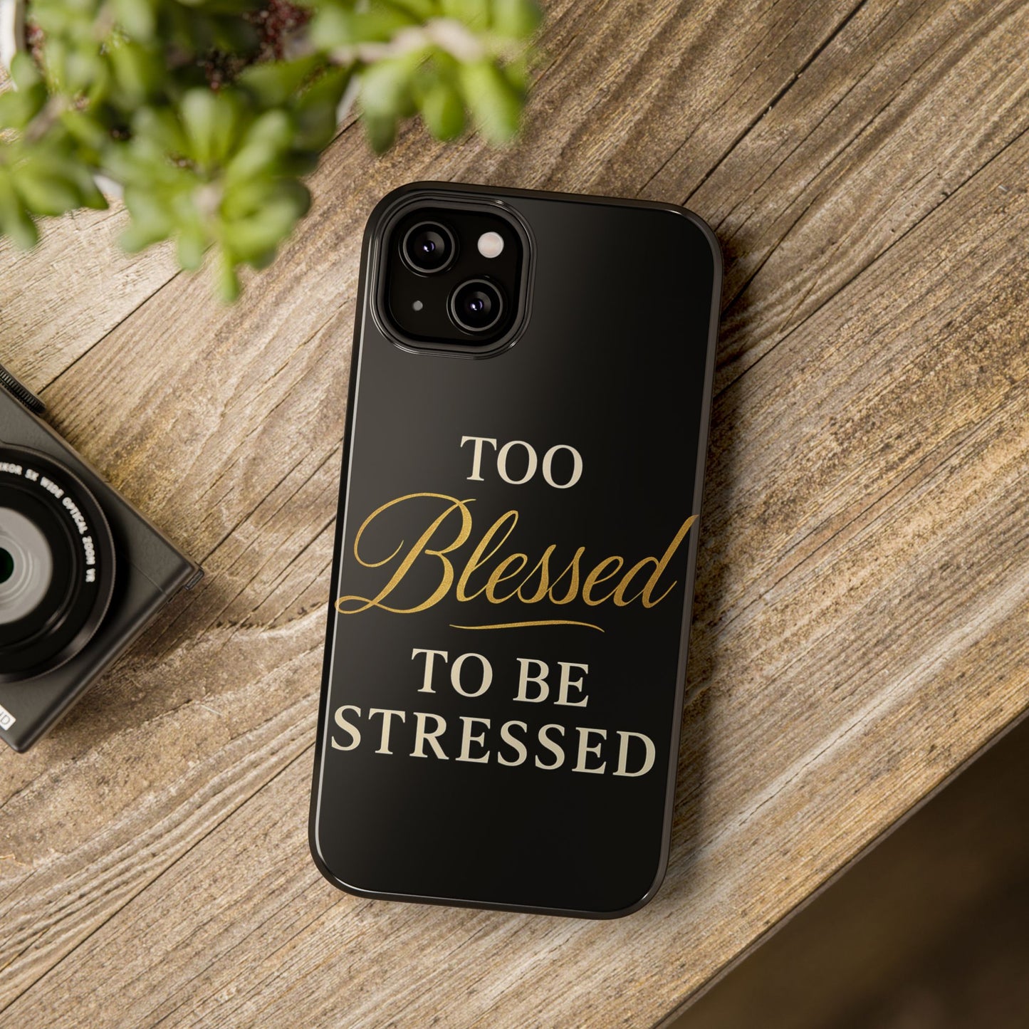 Too Blessed To Be Stressed Phone Case
