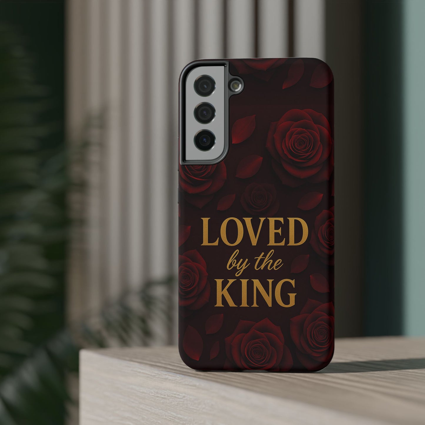 Loved By The King Phone Case