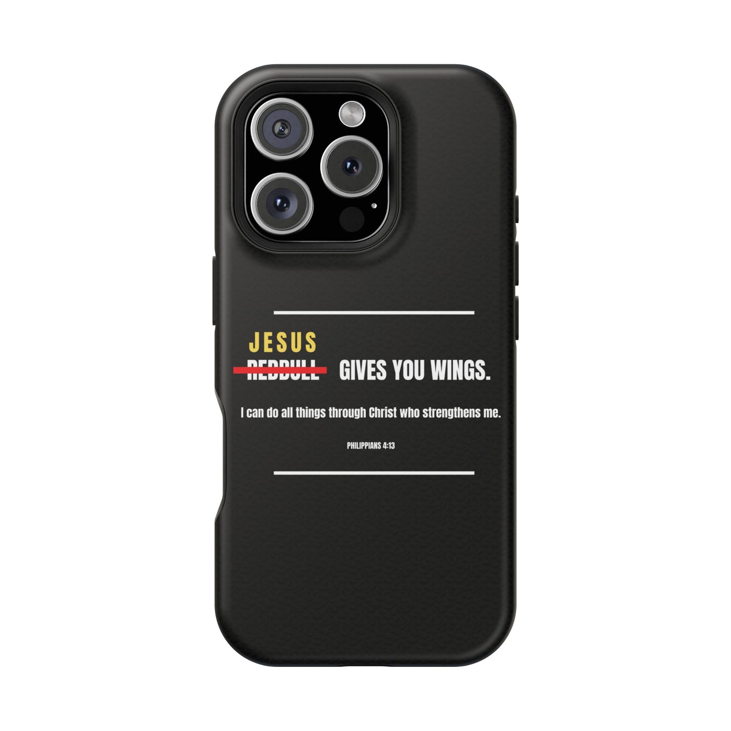 Jesus Gives You Wings Phone Case – Philippians 4:13