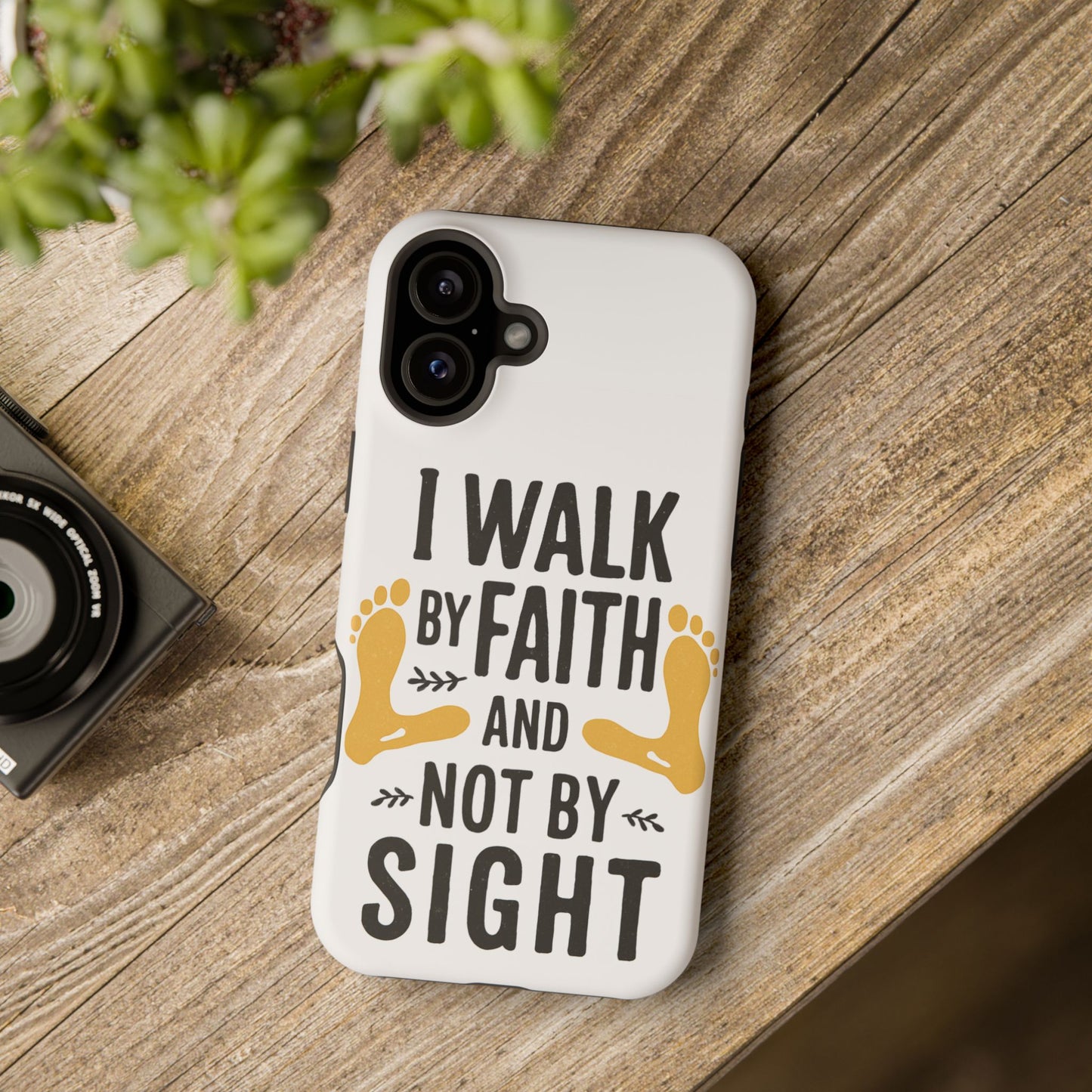 I Walk By Faith And Not By Sight Phone Case - 2 Corinthians 5:7