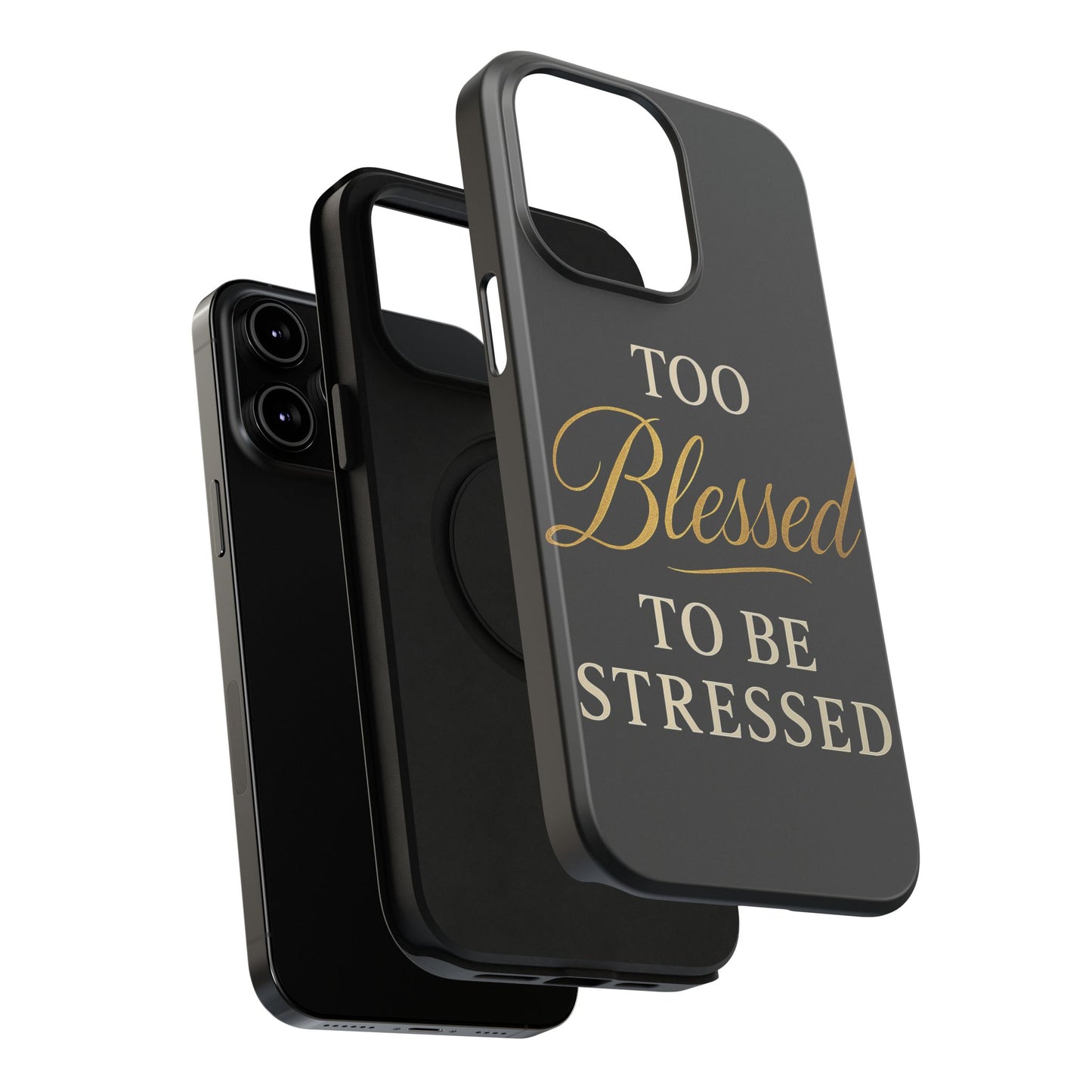 Too Blessed To Be Stressed Phone Case