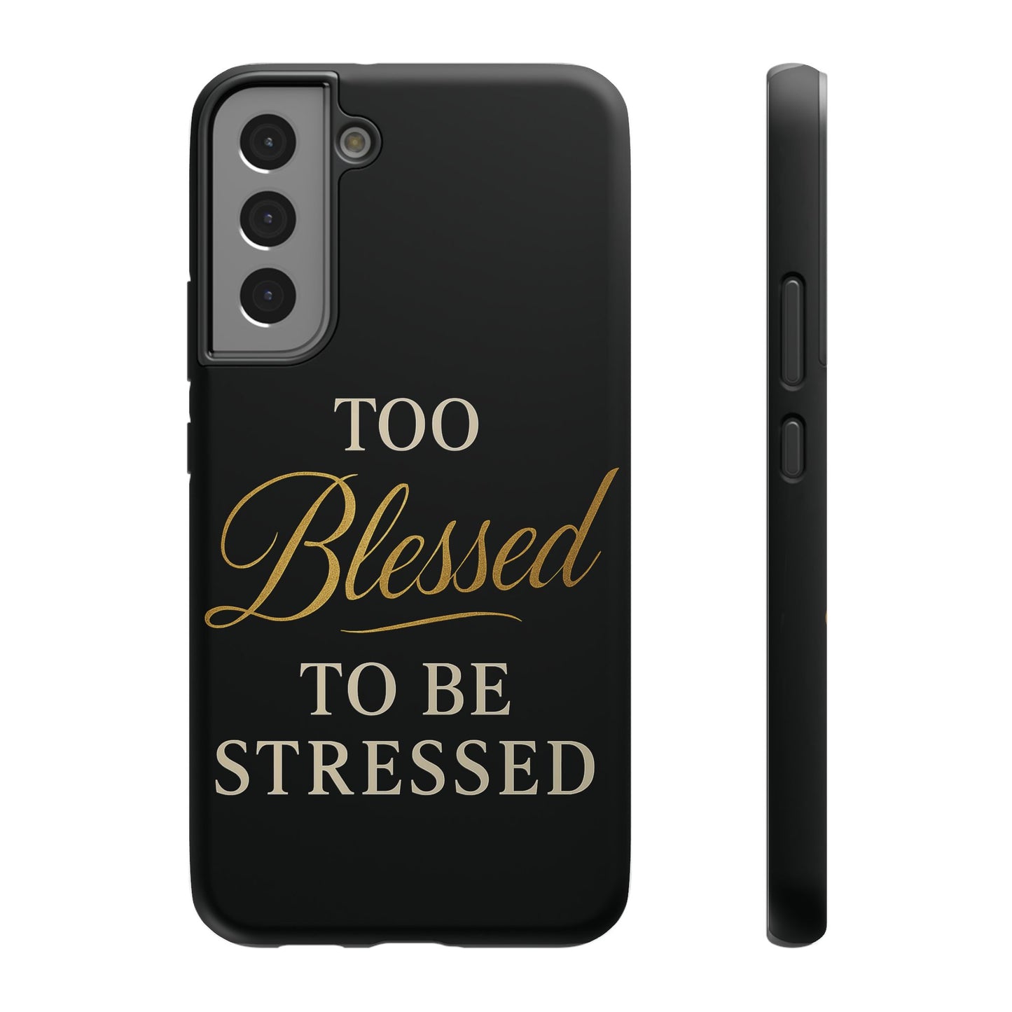 Too Blessed To Be Stressed Phone Case