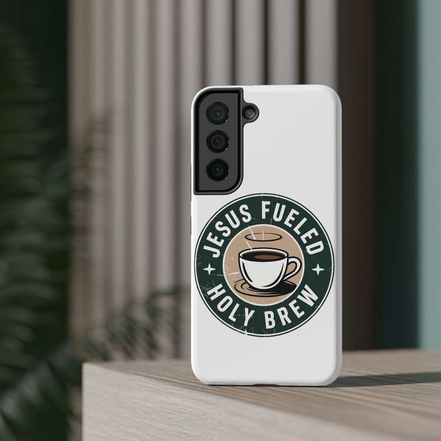 Jesus Fueled Holy Brew Phone Case