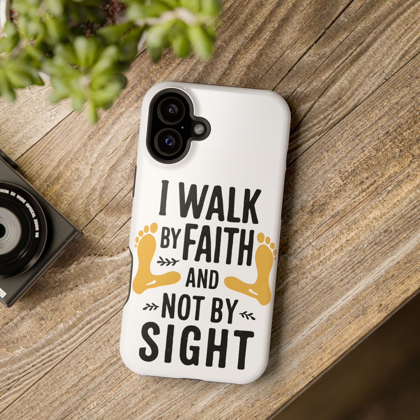 I Walk By Faith And Not By Sight Phone Case - 2 Corinthians 5:7