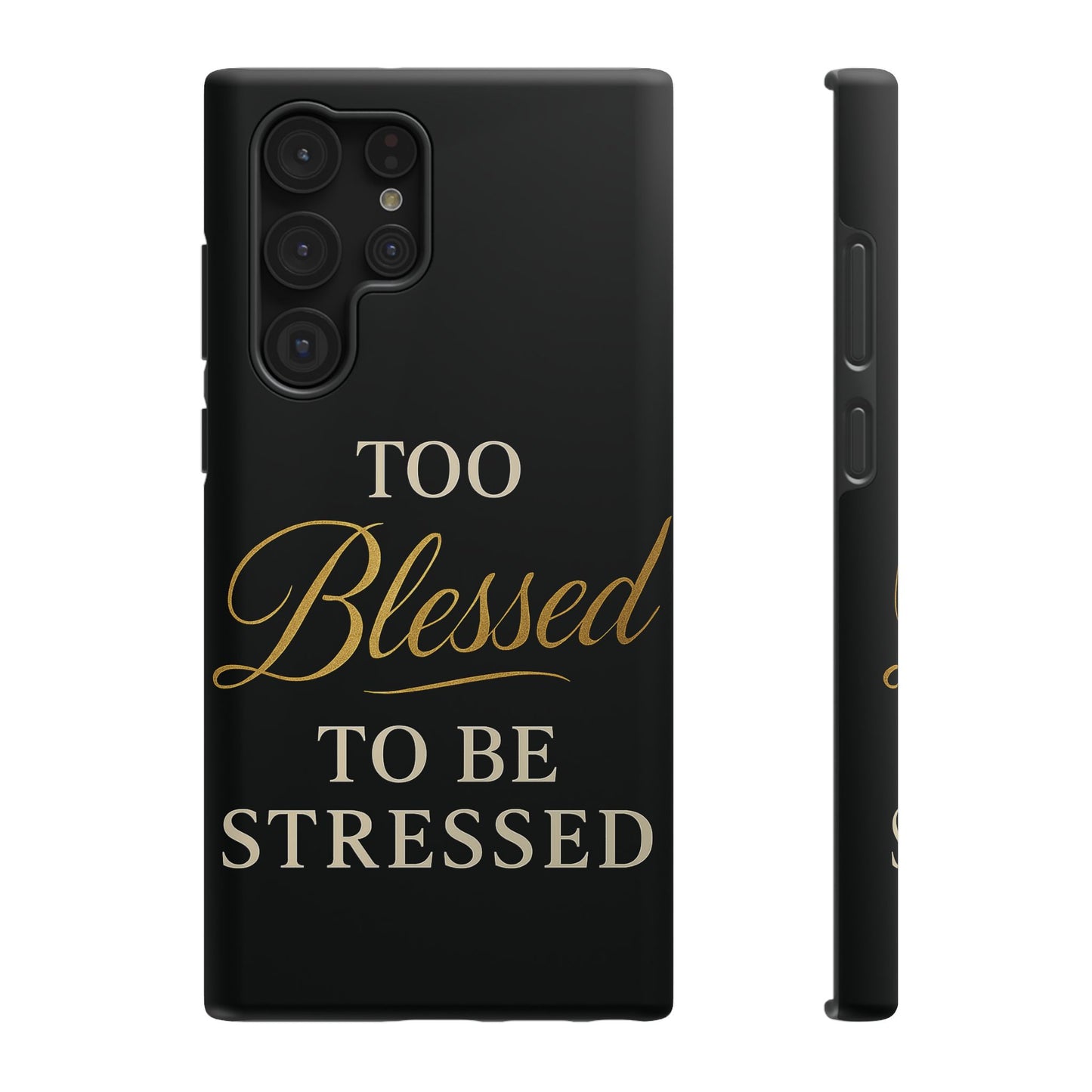 Too Blessed To Be Stressed Phone Case