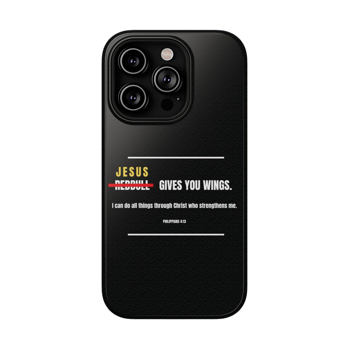 Jesus Gives You Wings Phone Case – Philippians 4:13