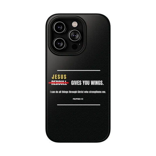 Jesus Gives You Wings Phone Case – Philippians 4:13