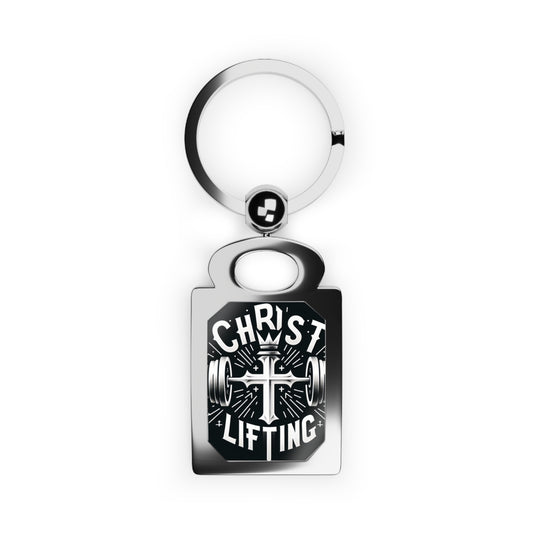 Christ + Lifting Swivel Keyring