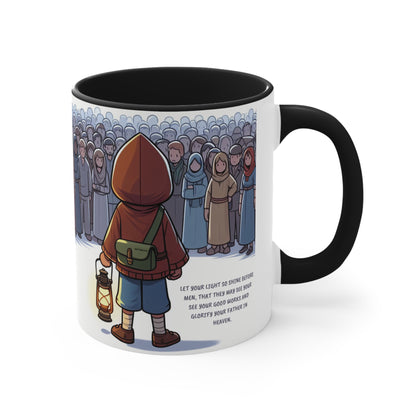 Matthew 5:16 Lantern Accent Mug