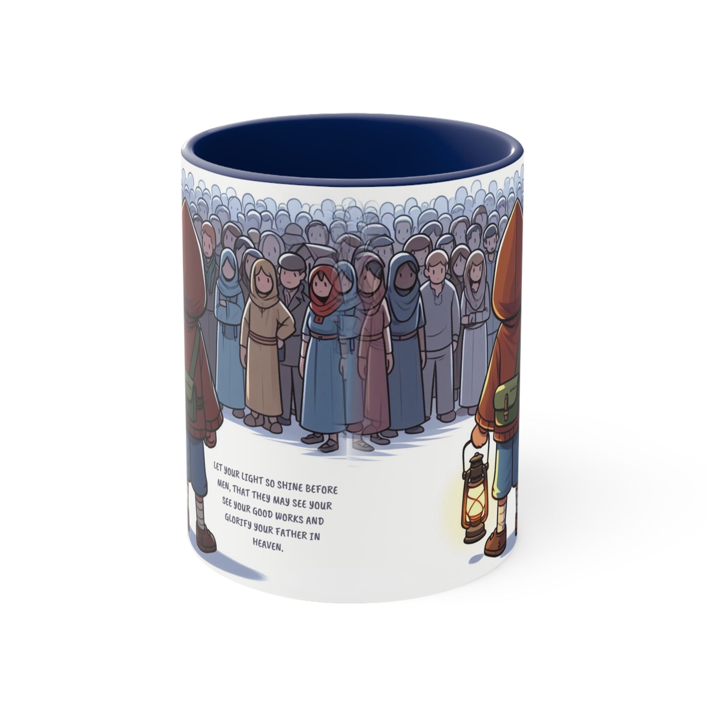 Matthew 5:16 Lantern Accent Mug