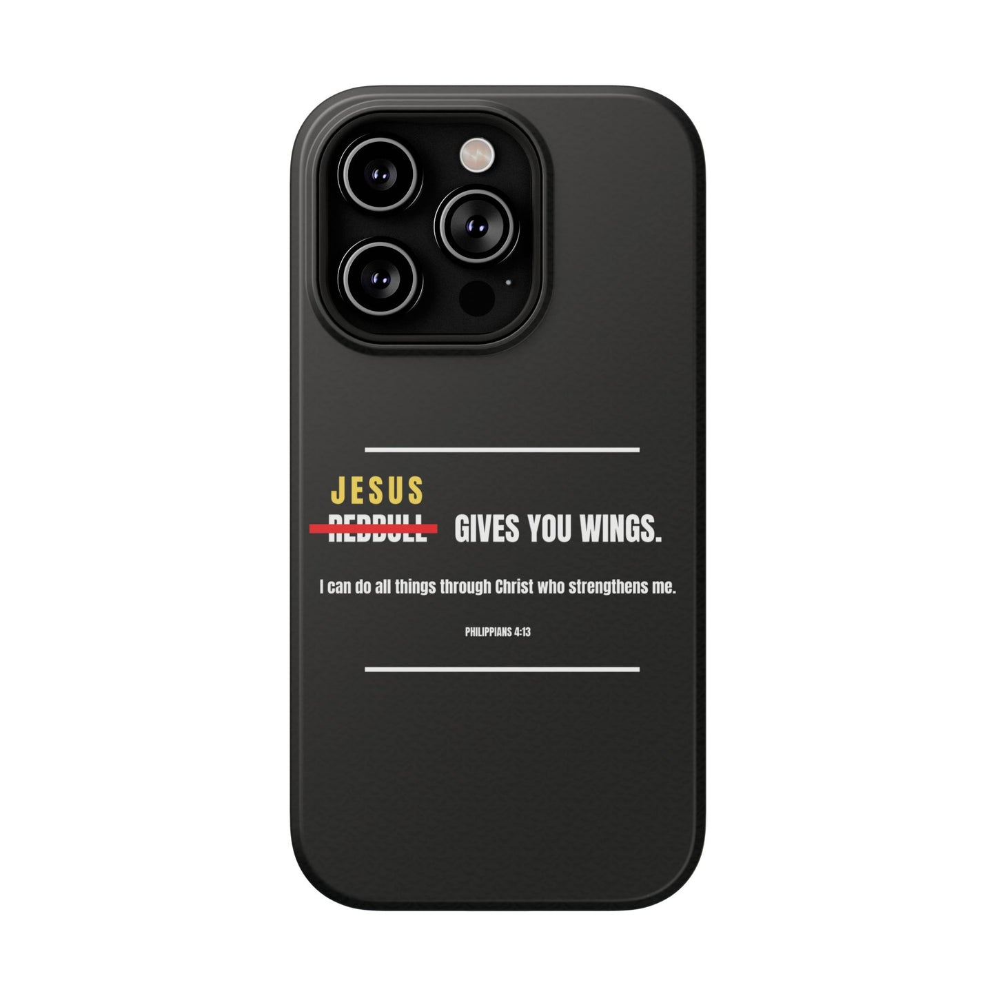 Jesus Gives You Wings Phone Case – Philippians 4:13