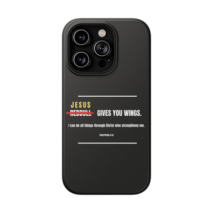 Jesus Gives You Wings Phone Case – Philippians 4:13