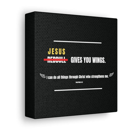 Jesus Gives You Wings Canvas