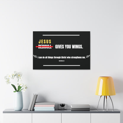 Jesus Gives You Wings Canvas