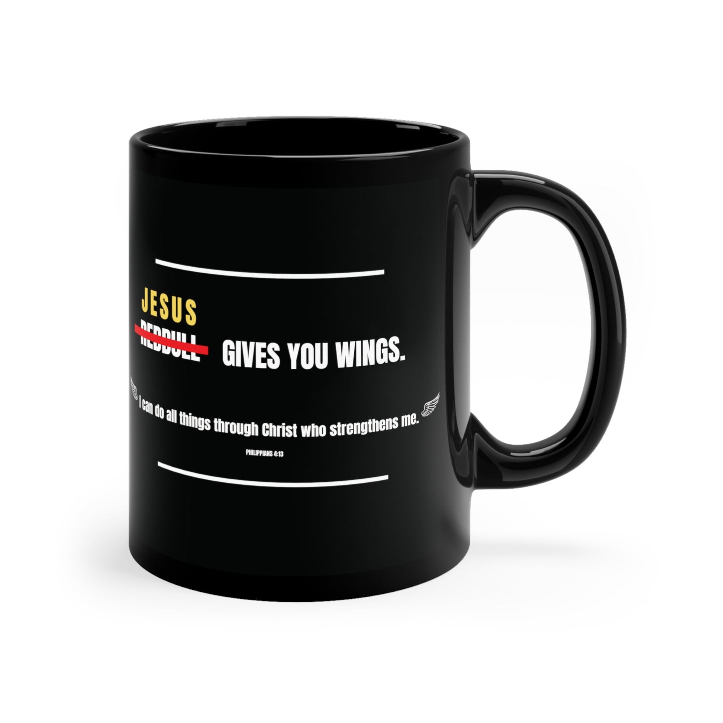 Jesus Gives You Wings Mug